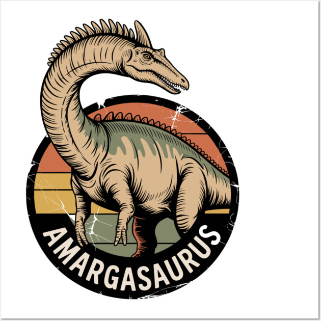 Amargasaurus-dinosaur Wall Art by JessArty