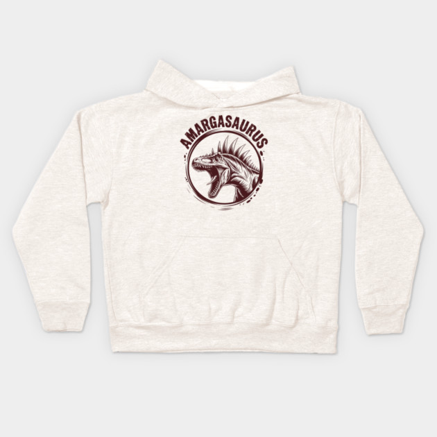 Amargasaurus-dinosaur Kids Hoodie by JessArty