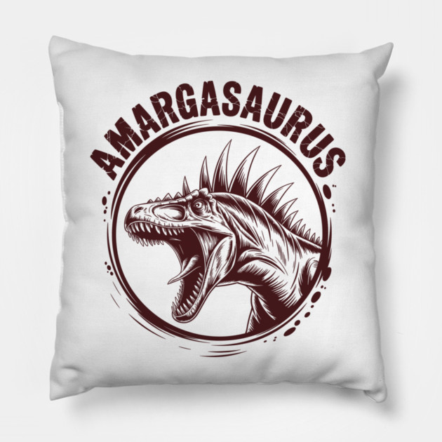 Amargasaurus-dinosaur Pillow by JessArty