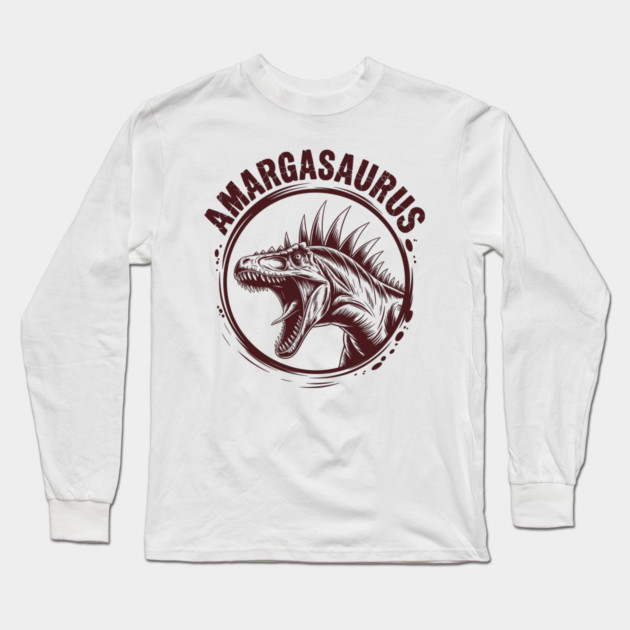 Amargasaurus-dinosaur Long Sleeve T-Shirt by JessArty