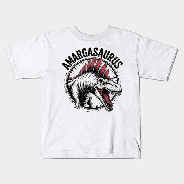 Amargasaurus Kids T-Shirt by JessArty