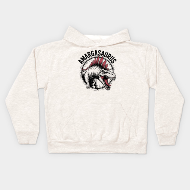 Amargasaurus Kids Hoodie by JessArty