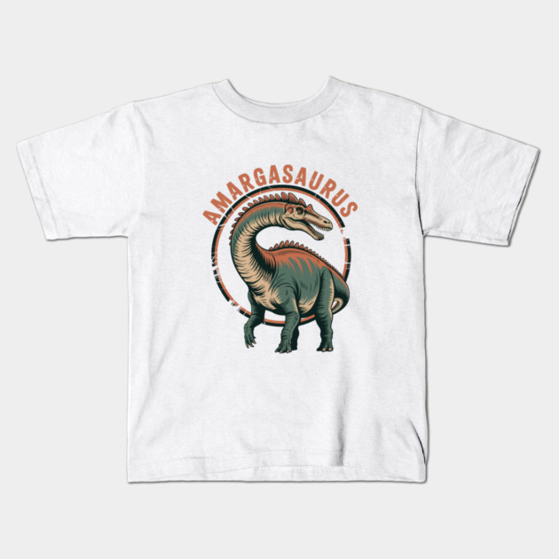 Amargasaurus-dinosaur Kids T-Shirt by JessArty
