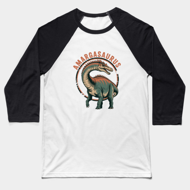 Amargasaurus-dinosaur Baseball T-Shirt by JessArty