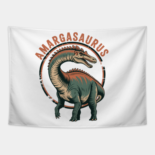 Amargasaurus-dinosaur Tapestry by JessArty