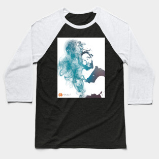 Ol' Dirty Bastard ODB Smoke Dispersion Portrait Baseball T-Shirt