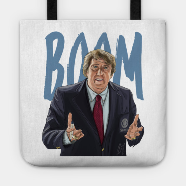 Madden: Nicolas Cage is John Madden saying "BOOM" Tote by 51Deesigns