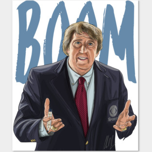 Madden: Nicolas Cage is John Madden saying "BOOM" Posters and Art