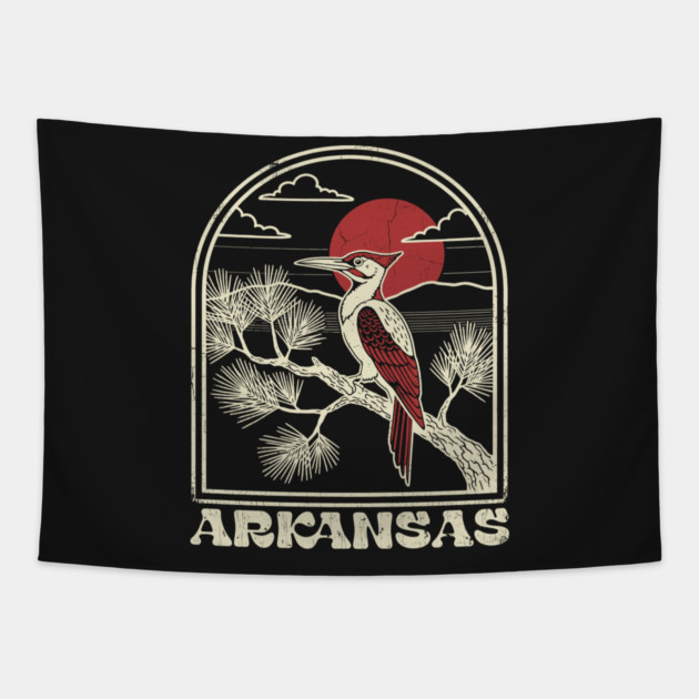 Arkansas Ivory Bill Tapestry by rt-shirts