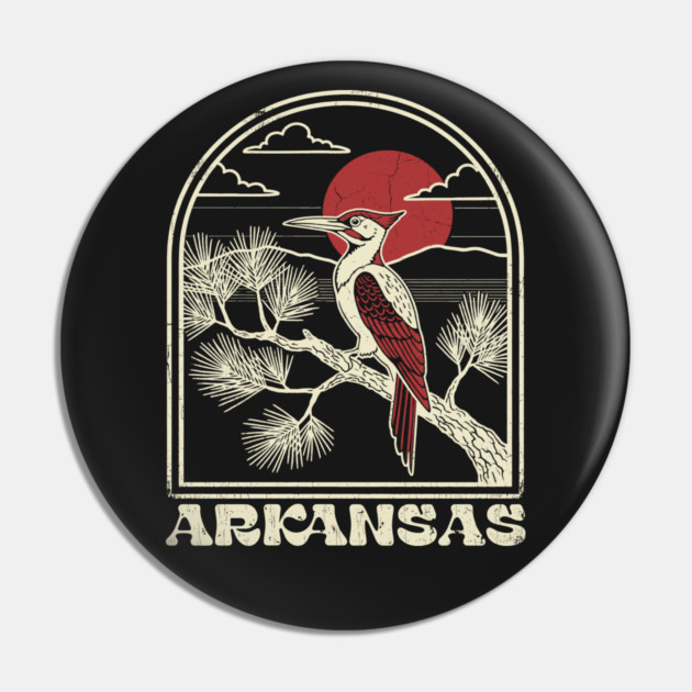 Arkansas Ivory Bill Pin by rt-shirts