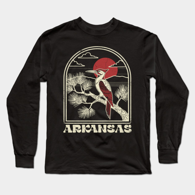 Arkansas Ivory Bill Long Sleeve T-Shirt by rt-shirts