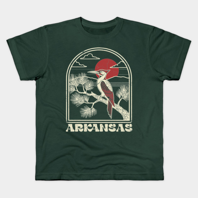 Arkansas Ivory Bill Kids T-Shirt by rt-shirts