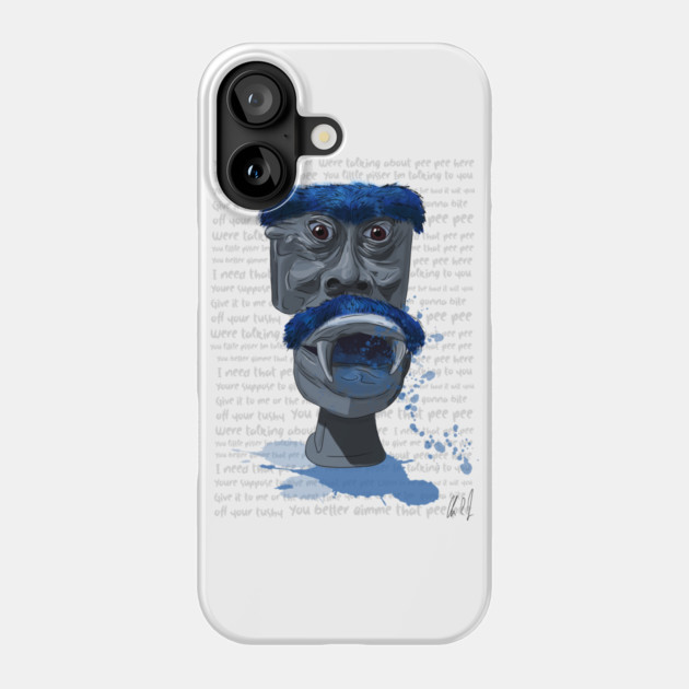 Look Who's Talking Too: Mr. Toilet Man Wants That Pee Pee Phone Case by 51Deesigns
