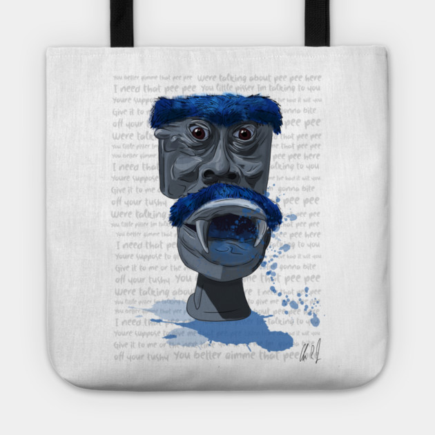 Look Who's Talking Too: Mr. Toilet Man Wants That Pee Pee Tote by 51Deesigns
