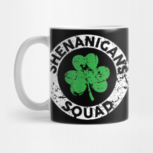 Shenanigans Squad Funny St Patrick's Day Matching Group Mug