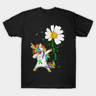 Unicorn CEREBRAL PALSY Awareness Daisy T-Shirt