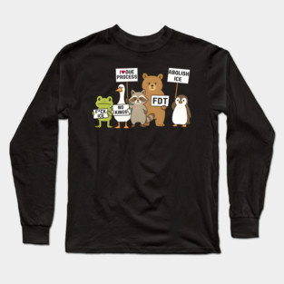 Defund ICE Out Now Long Sleeve T-Shirt