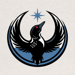 Minnesota Rebel Alliance, MN State Bird Loon Resistance, Political Protest, Minnesota Loon Starbird, Kids Hoodie