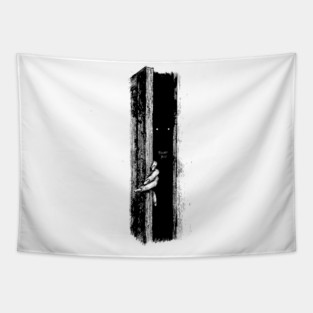 The Gap Girl's Gaze - Japanese Horror Tapestry