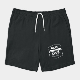 Bare Minimum Club Est 2026 Vintage Badge Shorts