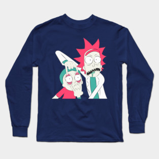 Rick Sanchez and Morty Smith Portrait Long Sleeve T-Shirt