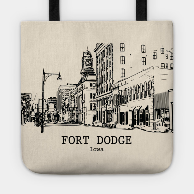 Fort Dodge - Iowa Tote by Lakeric