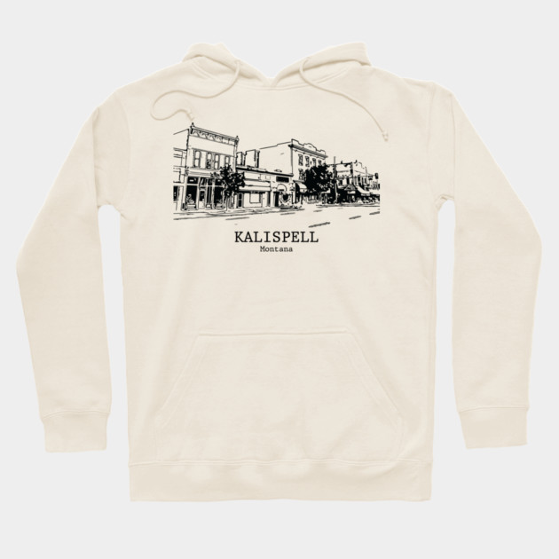 Kalispell - Montana Hoodie by Lakeric