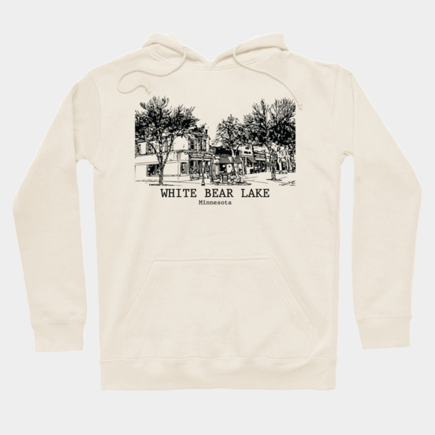 White Bear Lake - Minnesota Hoodie by Lakeric