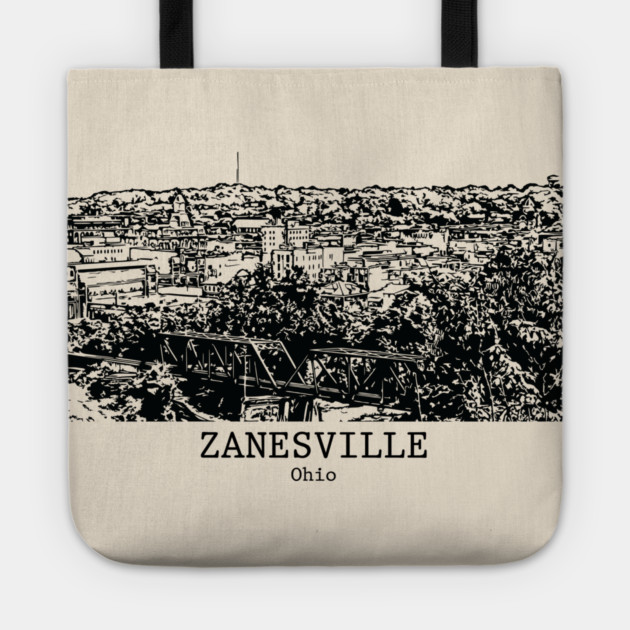 Zanesville - Ohio Tote by Lakeric