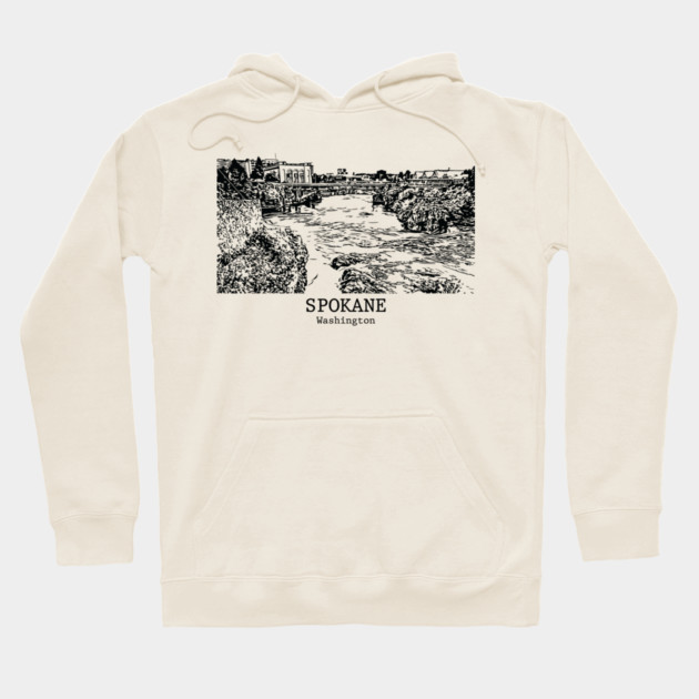 Spokane - Washington Hoodie by Lakeric