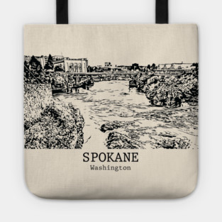 Spokane - Washington Tote