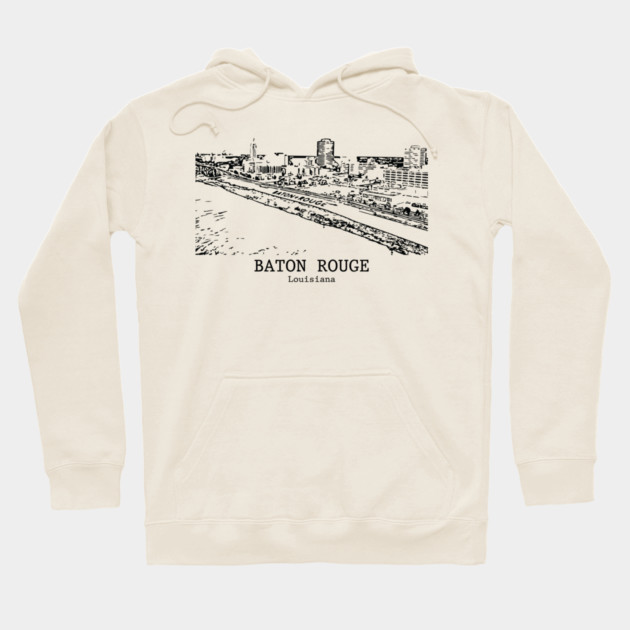 Baton Rouge - Louisiana Hoodie by Lakeric