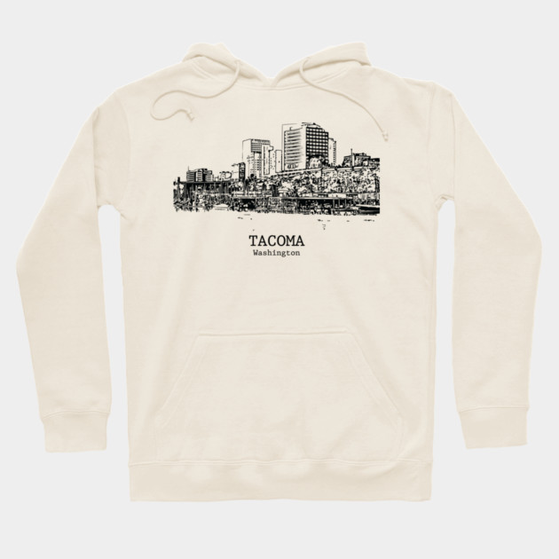 Tacoma - Washington Hoodie by Lakeric