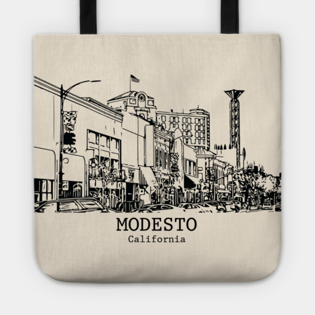 Modesto - California Tote by Lakeric