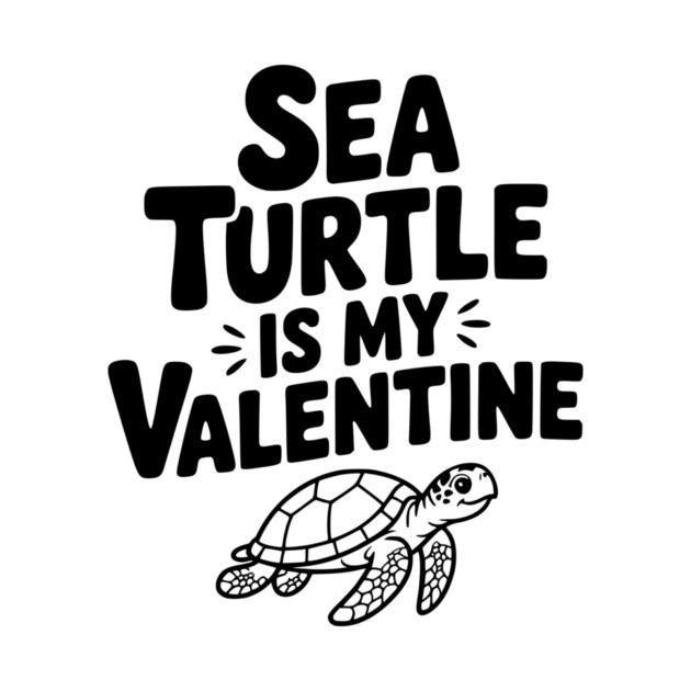 Sea Turtle is My Valentine by Frank Ring