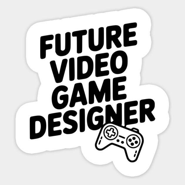Future Video Game Designer Sticker by Frank Ring