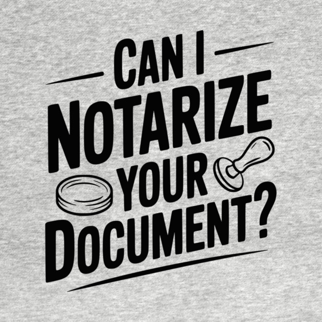 Can I Notarize Your Document? by Frank Ring