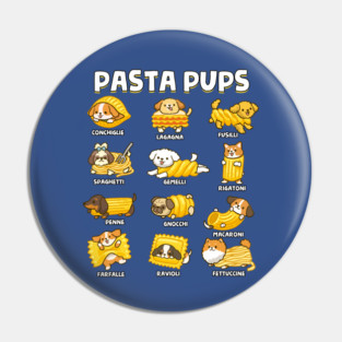 Pasta Pups Pin