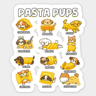 Pasta Pups Sticker