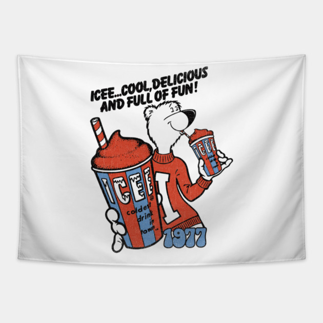 1970's and 1980's Vintage Retro Distressed Comic Book Ad Style Tapestry by Joaddo