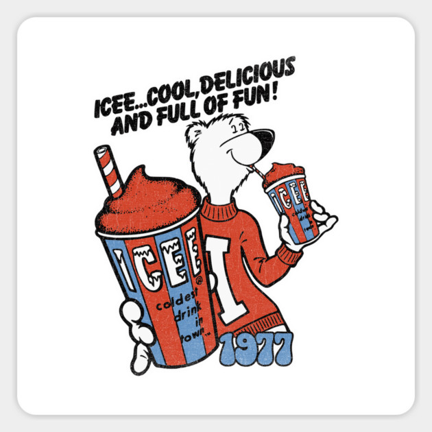 1970's and 1980's Vintage Retro Distressed Comic Book Ad Style Magnet by Joaddo