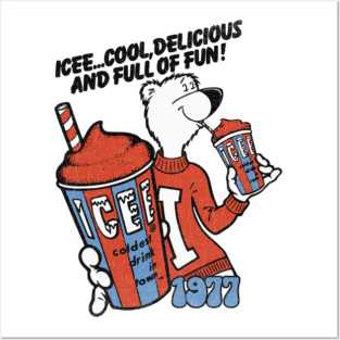 1970's and 1980's Vintage Retro Distressed Comic Book Ad Style Posters and Art