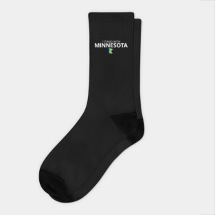 I Stand With Minnesota State Pride Minnesotan Resident ICE Out Socks