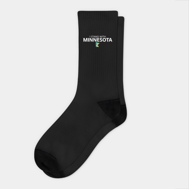 I Stand With Minnesota State Pride Minnesotan Resident ICE Out Socks by Donald's Store 2