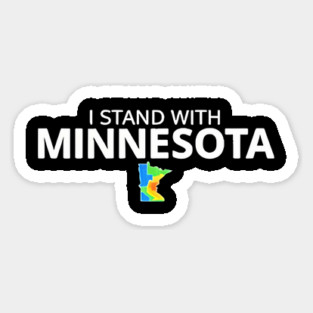 I Stand With Minnesota State Pride Minnesotan Resident ICE Out Magnet