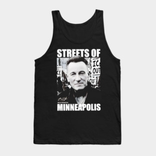 Bruce Springsteen streets of Minneapolis anti ICE Tank Top