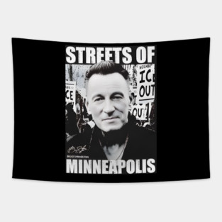 Bruce Springsteen streets of Minneapolis anti ICE Tapestry