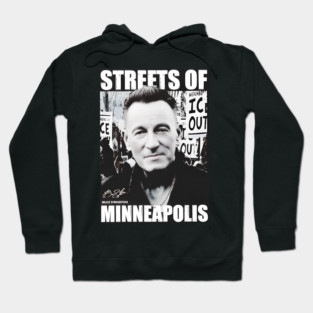 Bruce Springsteen streets of Minneapolis anti ICE Hoodie