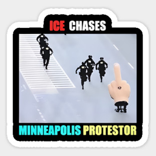 ICE Chases Minneapolis Protestor Magnet
