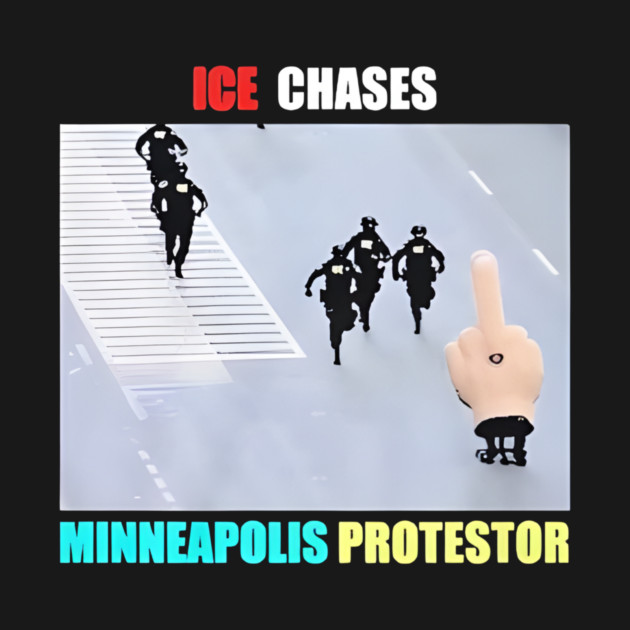 ICE Chases Minneapolis Protestor by Donald's Store 2